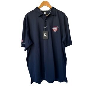FootJoy Mike Scioscia Golf Polo Shirt Blue Mens XL Sporty Preppy Gorpcore NWT